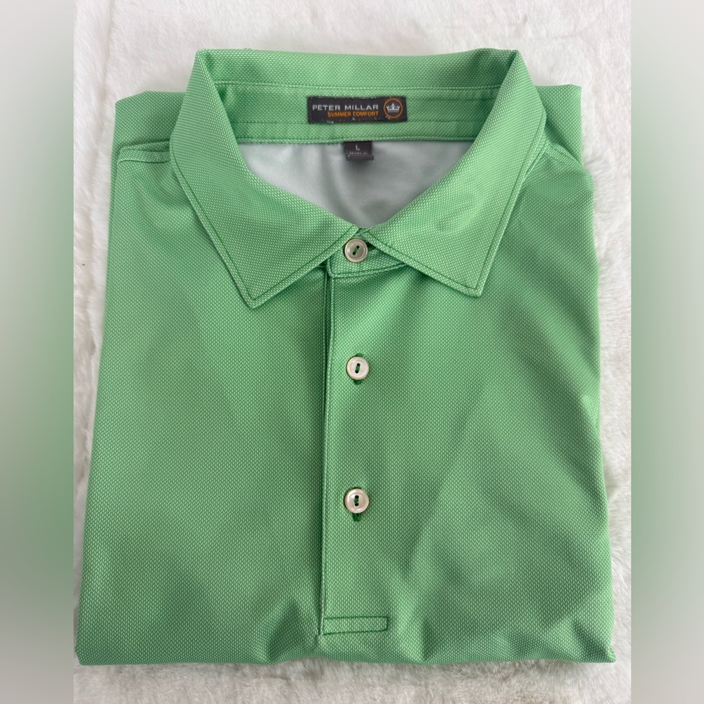 Peter Millar Mint Green Polo Shirt